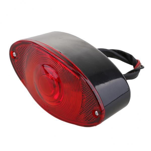 2x 1 Pieza de lámpara Trasera Luz Trasera para Potente LED Faro Trasero Bici , para Universal Dirt Bike DYNWAVEMX Matrícula Luz de freno trasera