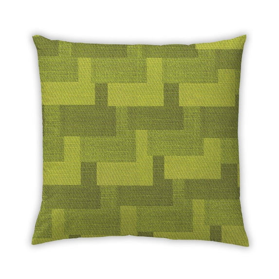Ahgly Company Outdoor Square Contemporary Throw Pillow, 18 inch by 18 inch