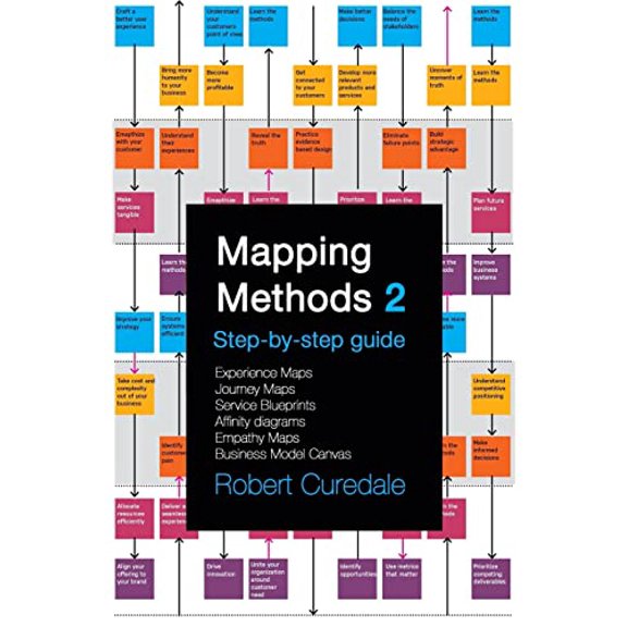 Pre-Owned Mapping Methods 2: Step-by-step guide Experience Maps Journey Maps Service Blueprints Affinity (Paperback) by Robert Curedale