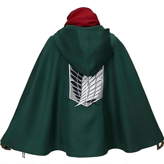 [Officially Licensed] Attack on Titan Scout Regiment Cloak Costume with Scarf, S/M