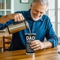 thumbnail image 5 of Gifts for Dad from Daughter Son Wife Kids, Christmas Gift for Men, Fathers Day Birthday Gifts for Husband Daddy Stepdad Grandpa Him Dads, Best Dad Ever Gift, 20 Oz Stainless Steel Tumbler, 5 of 6