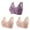 Purple14, variant on SHTXOZHI Women's Front Closure Bras Wire Free Everyday Bra Push Up Full Coverage Bras 3 Pack