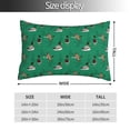thumbnail image 2 of Balery Duck Mallard Flying Pose Funda de Cojín Estampada, Regalos para Mujeres, Regalos de Amor para Ella, Regalos para Novia o Esposa, Funda de Almohada-14"x20", 2 of 6