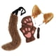 thumbnail image 2 of Accesorios con orejas y cola de gato para vestido de fiesta de cosplay de Lolita, bonitos para espectáculos en el escenario. marrón, 2 of 8