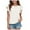 White, variant on Povozer Girls' Tees Girls T Shirts Ruffle Sleeve Twist Front Tshirts Summer Casual Crewneck Tees Tops for 2-3 Years,Beige