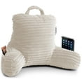 thumbnail image 1 of Nestlé Almohada de Lectura para Niños y Adolescentes, Pequeña con Respaldo Brazos, Descanso Cama Memory Foam Triturada, Lino., 1 of 6