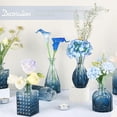 thumbnail image 2 of Set de jarrones de cristal TBWIND Blue, 24 unidades, para flores, 2 of 6