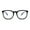 Black, variant on Hipster Classic Keyhole Plastic Horn Rim Blue Light Flitering Computer Glasses Clear