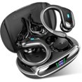thumbnail image 1 of Auriculares Bluetooth 5,3 Auriculares Inalámbricos Estéreo para Graves con Ganchos para las Orejas Reproducción de 80 Horas y Pantalla LED Dual Auriculares Impermeables IP7 para Deportes/entrenamiento/gimnasio/juegos, 1 of 7
