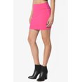 thumbnail image 4 of TheMoogan Women's Basic Stretch Cotton High Waist Double Layer Tube Mini Skirt, 4 of 7