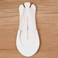 thumbnail image 2 of Kaondbfi Sock Slippers for Women Toe Topper Socks Women Thin Liner Summer Socks Ultra Low Non Slip Hidden Cotton Nylon Socks for High Heels, 2 of 9