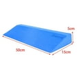 thumbnail image 3 of Yoga Brick EVA Supportive Balance Foam Slant Wedge for Gym Exercise Fitness Blue, 3 of 6