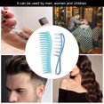 thumbnail image 3 of Peine para El Peine Dientes Y Ligero Duradero para Mujeres Y Hombres (azul) 2 Uds., 3 of 9