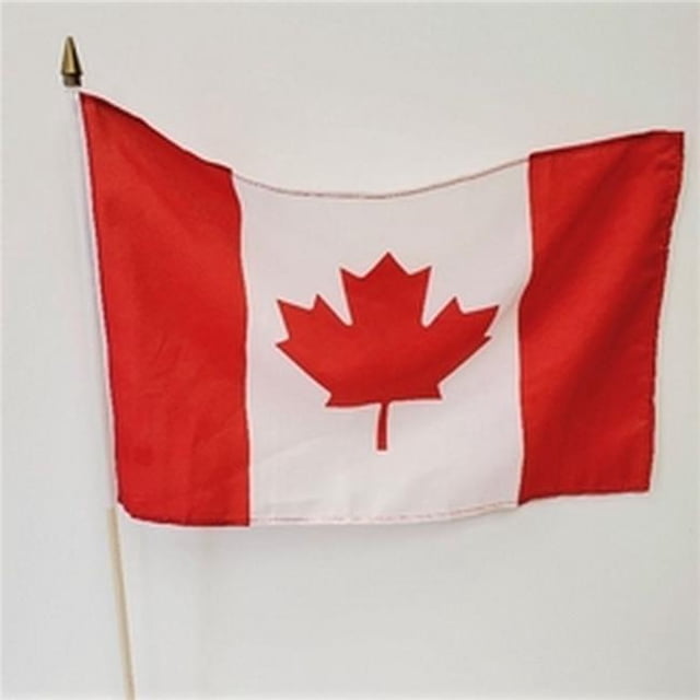 12 x 18 in. Canada Flag on Stick Decoration