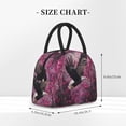 thumbnail image 2 of Rocae Flower Bald Eagle for Leakproof Lunch Box for Adults, Wide Opening Lunch Tote Bag, Reusable Lunch Cooler Bag, 2 of 6