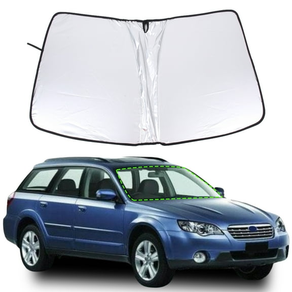 Windshield Sunshade for Subaru Outback 2004-2009, Front Window Sun Shade, Foldable Reflective Sun Visor, Screen Shield Cover UV Blocker Protector HeatShield