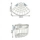 thumbnail image 5 of Colgador de paños de cocina, soporte para esponjas, estuche triangular 2 en 1 para ahorrar espacio, organizador de fregadero de cocina de esquina de acero inoxidable, 5 of 6