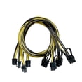 thumbnail image 3 of Cable de alimentación Pci-e macho a macho, 8 piezas, Pcie de 6 pines a 8 pines (6 + 2), Compatible con Gpu, 3 of 5