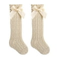 thumbnail image 3 of SUNSIOM Infant Girls Long Stockings Princess Solid Color Cute Bowknot Socks Spring Summer Thin Mesh Over-The-Knee Socks, 3 of 10