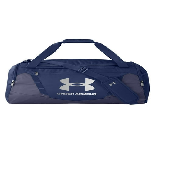 Bolsa de viaje Under Armour Undeniable 5.0 Pitch, gris, azul marino y blanco