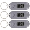 thumbnail image 1 of SHISUYAN 3pcs Keychain Hanging Watch Key Ring Digital Watch Students Mute Keychain Watch, 1 of 8