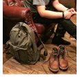 thumbnail image 4 of Retro Waterproof 15OZ Heavy Oil Wax Canvas 24*47*12cm Backpack, 4 of 7