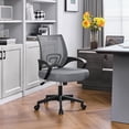 thumbnail image 2 of Silla de oficina Yaheetech Mid Back Executive Task gris oscuro, 2 of 9