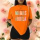 thumbnail image 3 of Playera Blusa Mujer Solo Las Mejores Mamás Ascienden a Abuela Regalo Tierno para Abuelas y Futuras Abuelas Color Anaranjado Talla Grande Marca Emil SaEs, 3 of 4