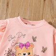 thumbnail image 5 of Vividxx Toddler Girl Clothes Cute Girls Outfits 2 Piece Set Winter Print Top With Floral Pants Toddler Casual Playwear Soft Comfortable Outfit For Daily Wear 1-2 Years, 5 of 7