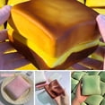 thumbnail image 2 of Super Soft Toast King Stress Relief Toy - Slow Rise Squishy Bread With Butter & Cream Scents, Sensory Fidget Toy For Anxiety & Focus, 2 of 7
