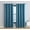 Dark Teal Blue, variant on THD Royal Lattice Decorative Privacy Room Darkening Grommet Window Drapes Curtain Panels - Pair