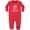 Red, variant on Cape Cod Massachusetts Nautical Baby Fleece Romper