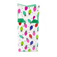 thumbnail image 4 of White and Multicolored Lights Gift Box with Twill Ribbon Holiday Time, 4 of 5