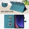 thumbnail image 4 of for Samsung Galaxy Tab S10 FE Plus 13.1 Inch Case, Rhombus Pattern Multiple Viewing Angles Stand Slim Folio Cover (Green), 4 of 6