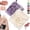 2pcs-d, variant on 2 in 1 Loofah, Washcloth Loofah Combo, 2 in 1 loofah Sponge Washcloth with Drawstring, Exfoliation Mesh Shower Puff Ball for Body Wash Cleansing and Smooth Skin, That Holds Bar Soap
