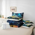 thumbnail image 4 of Erosebridal Cartoon Dragon Bedding Twin Size, Magic Books Bedding Sets Twin Size, Mystic Starry Sky Decor, Reversible 7 Pieces, 4 of 5
