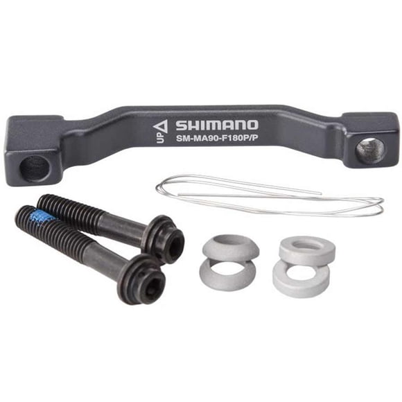 Shimano , SM-MA90-F203P/PM, Adaptateur de Frein à Disque pour Étrier de Poteau, avant, Fourche de Poteau de Montage, rotor 203mm