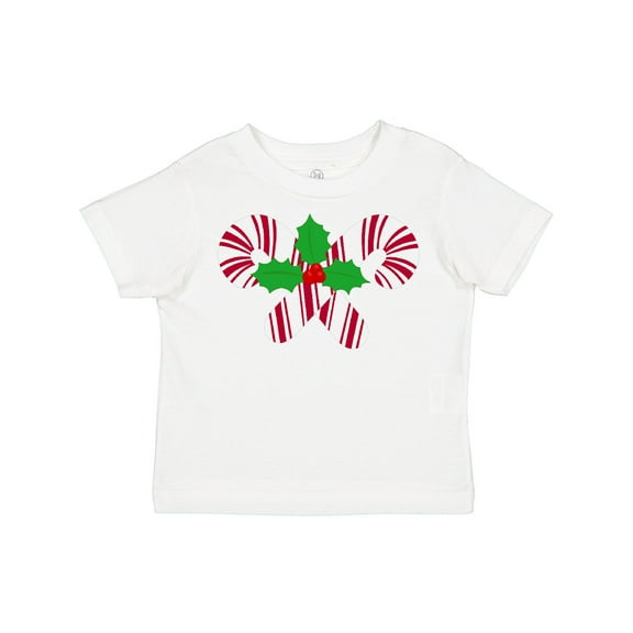 Inktastic Candy Canes and Holly Christmas Boys or Girls Toddler T-Shirt