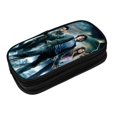 thumbnail image 3 of Percy Jack-so Pencil Pouch Case Makeup Bag Zipper Cosmetic Bag Double Layer Storage Pen Bag Pouch, 3 of 8