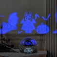 thumbnail image 2 of 8 Inch Bluey (Blue) Halloween Lightshow Projection Tabletop ShadowLights, 2 of 6