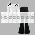 thumbnail image 6 of Enyan Tween Girl Trendy Clothes Teen Girls 2-Piece Outfit Long Sleeve Suspender Cami+Bell Down Pant Fall Spring Set, 6 of 9