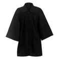 thumbnail image 3 of Toddler Preschool Graduation Cap and Gown Set Black Cap and Gown Set with Tassel Lapel Collar Graduation Ceremony Outfit, 3 of 5