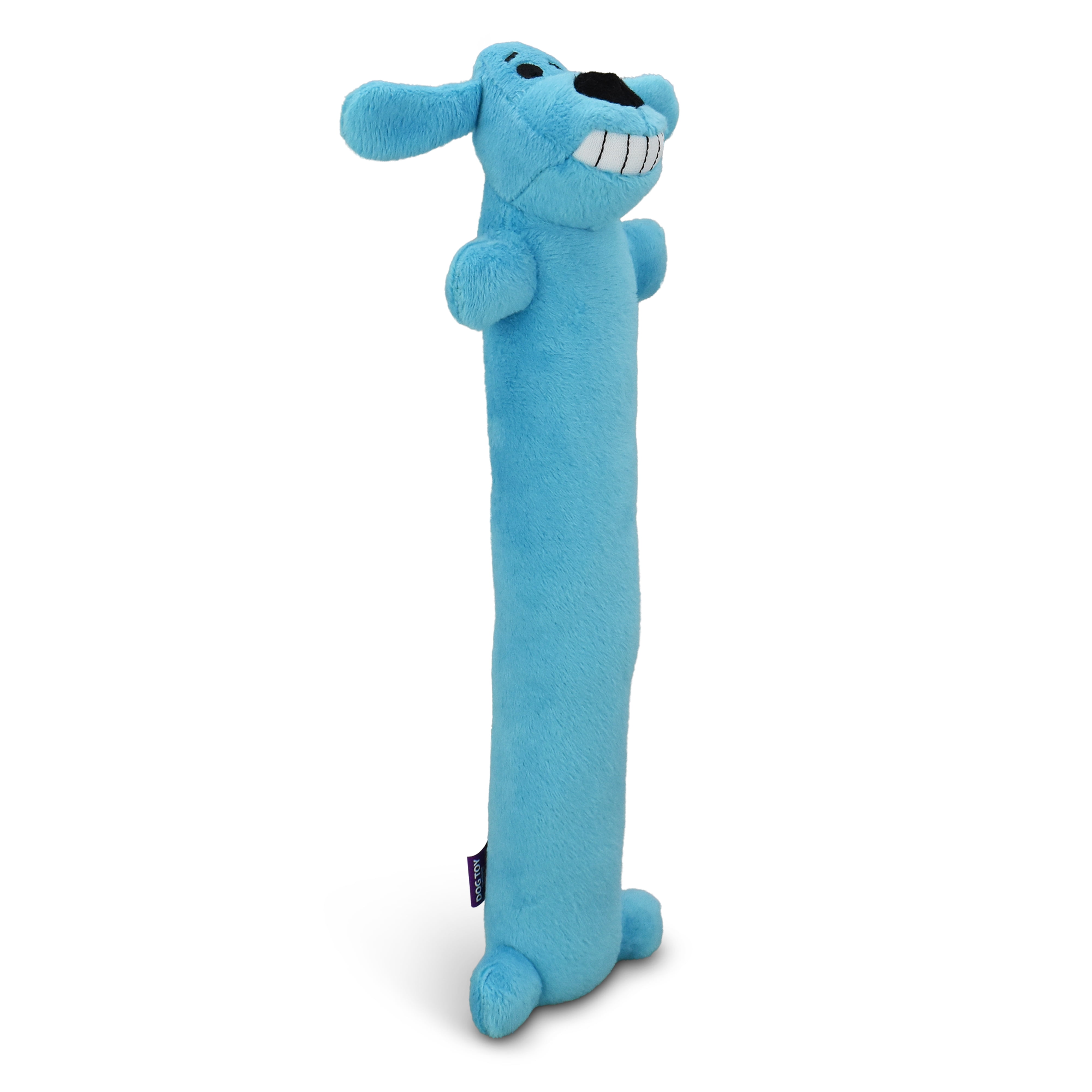 (2 pack) Multipet Plush Smiling Dog Toy with Squeaker, Medium Size