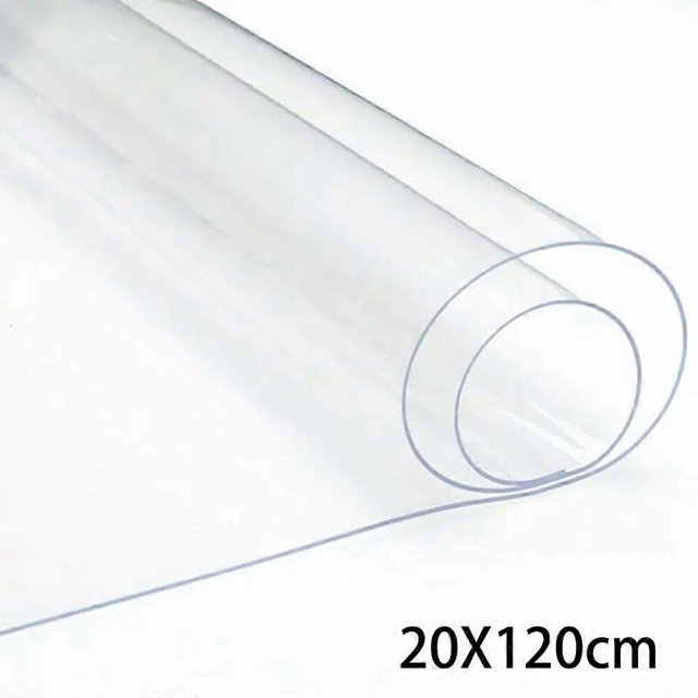 Transparent PVC Fabric Soft Glass Cloth Waterproof Flexible DIY Crystal Clear PVC Film Fabric Umbrella Bag Protective Craft Film