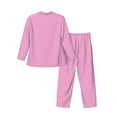 thumbnail image 2 of Kll Pink Sleepwear Mens Flannel Pajamas,Long Cotton Pj Set, 2 of 9