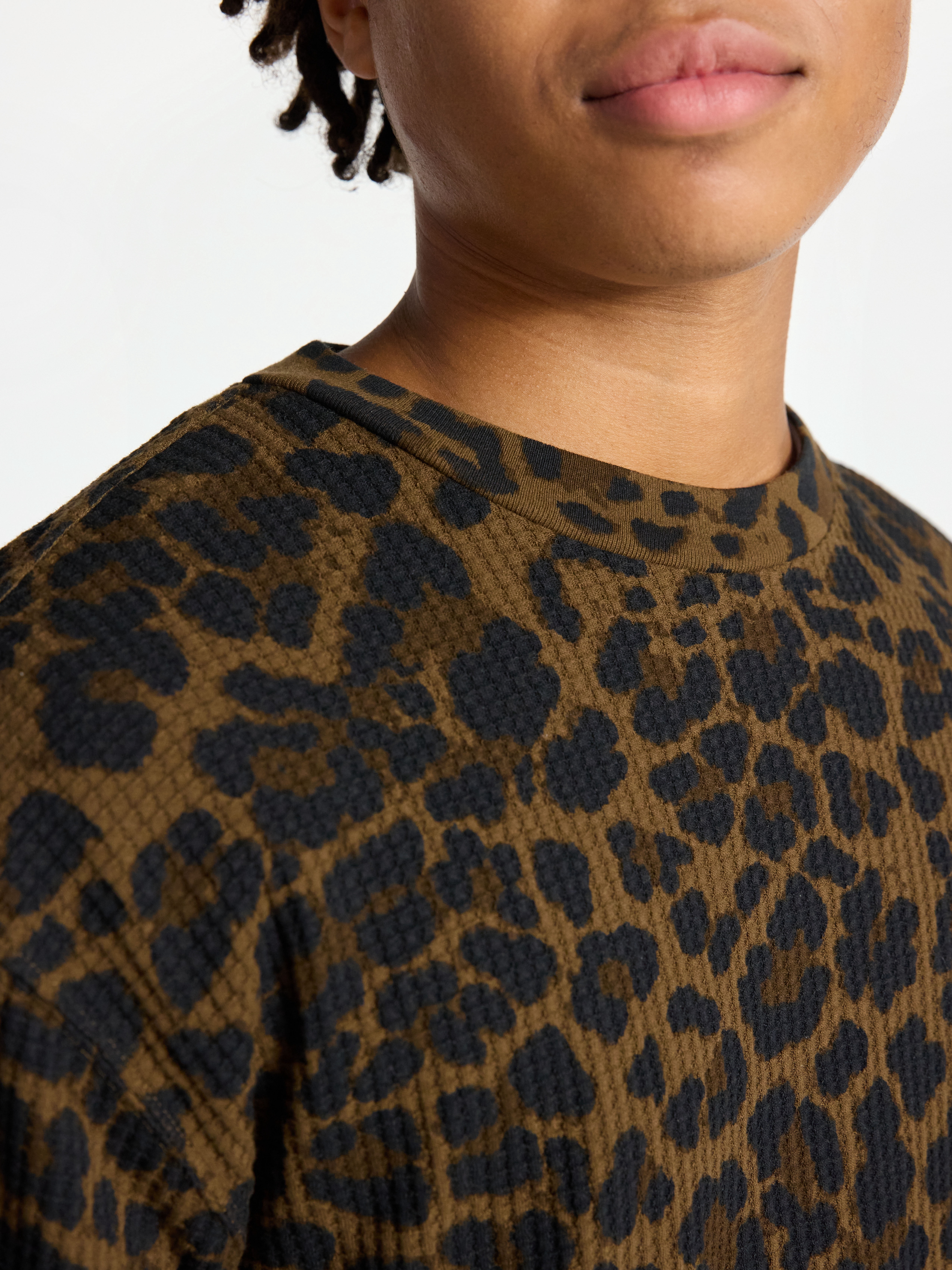 No Boundaries Thermal Tee with Long Sleeves, Men's & Big Men's