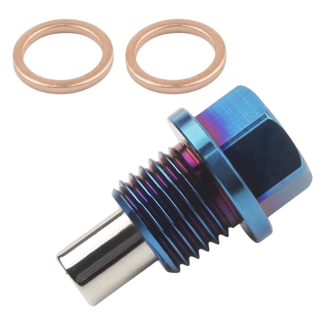 Tapón de drenaje del sumidero del motor, repuesto de piezas, accesorio, tapón , junta, tuerca, tapón de drenaje para maletero de coche, vehíc M14x1.25 Yotijar Tapón de drenaje de aceite