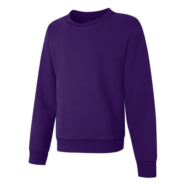 Hanes Chandail en Molleton Graphique EcoSmart pour Filles, TG, Violet Thora