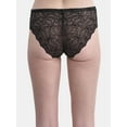 thumbnail image 2 of No Boundaries Micro Hipster Panty with Lace, Women’s and Women’s Plus, Sizes XS-XXXL, 2 of 3