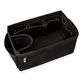 thumbnail image 2 of Popular Women's Cosmetic Bag Felt Cloth Insert Bag For Handbag Organizer (W/Detachable Zip Pocket), 2 of 15